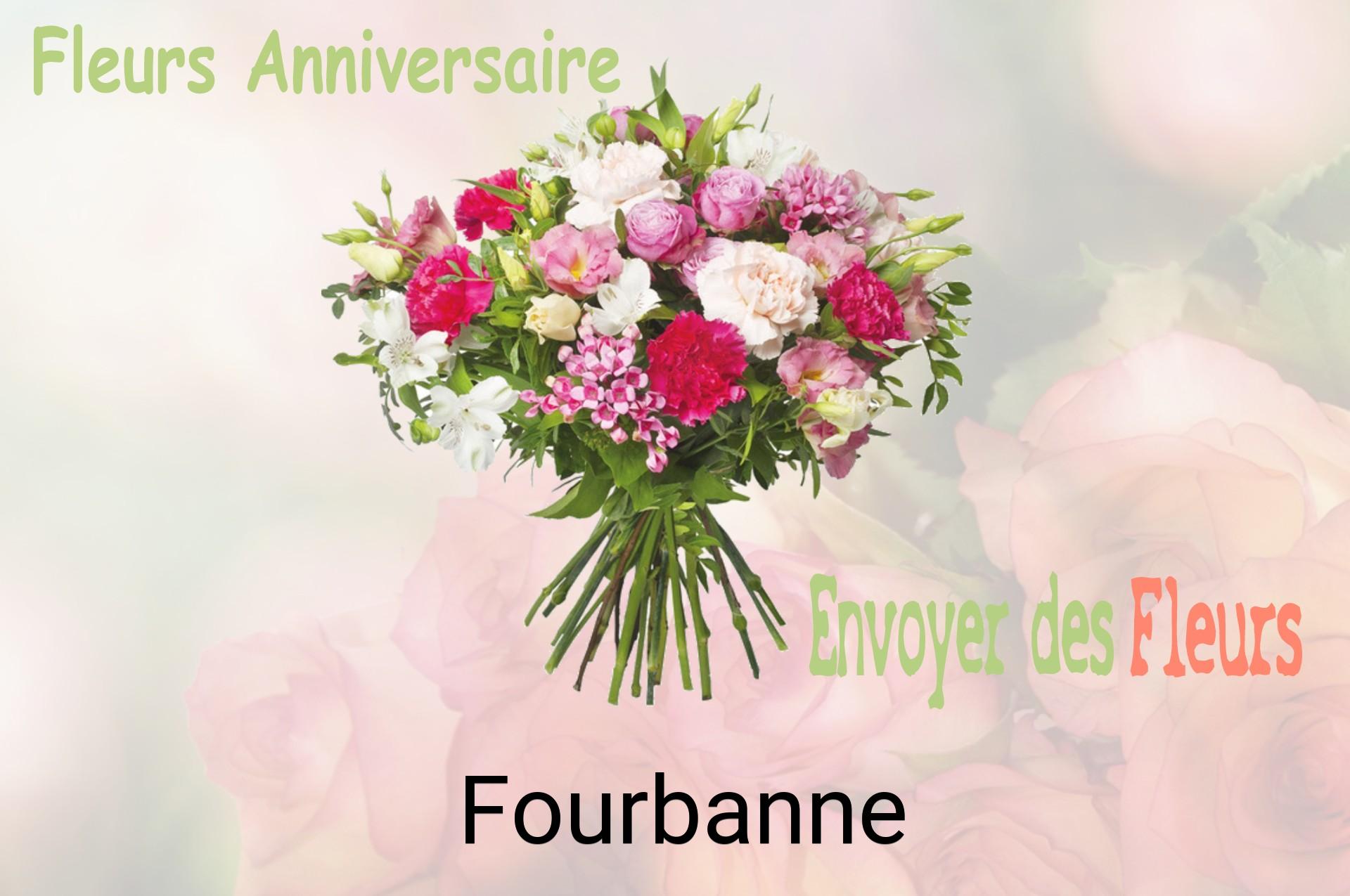 Bouquet de fleurs d’anniversaire livré à Fourbanne